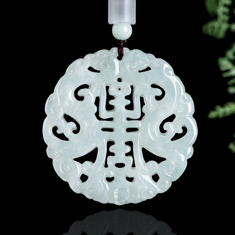 Women'S Accessories Jewelry - Birmanya Jadeit Ejderha Kolye Kolye Kadınlar