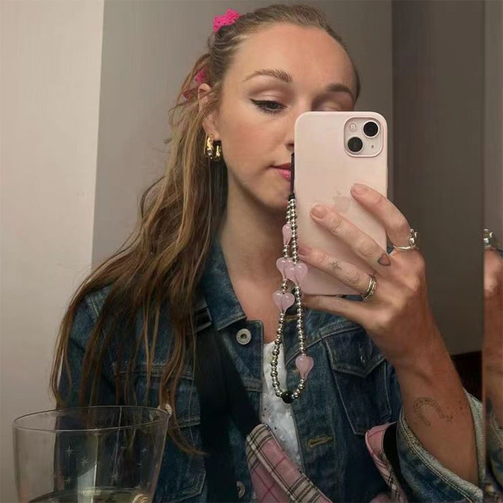 Women'S Y2K Accessories - HERLOOK Kalp Telefon Charm Y2K Aksesuarları
