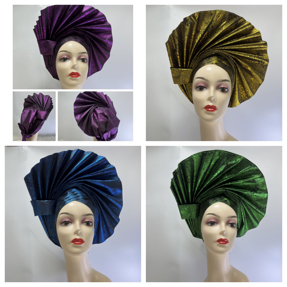 Women'S African Accessories - Afrika Sego Başörtüsü Eşarp Yüksek Kaliteli