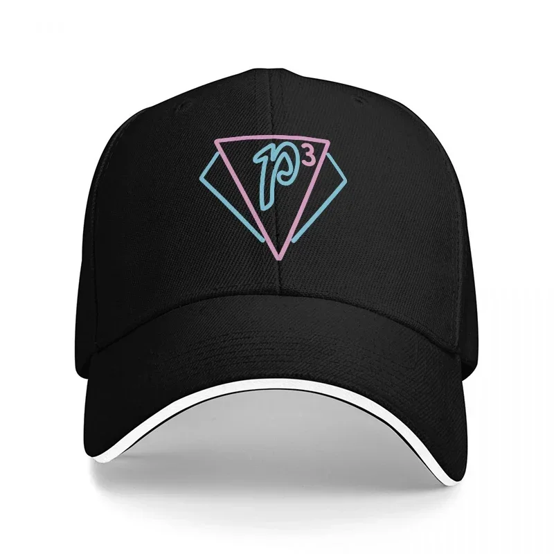 Women Accessories Logo Design - Yeni P3 Logolu Beyzbol Şapkası Siyah,