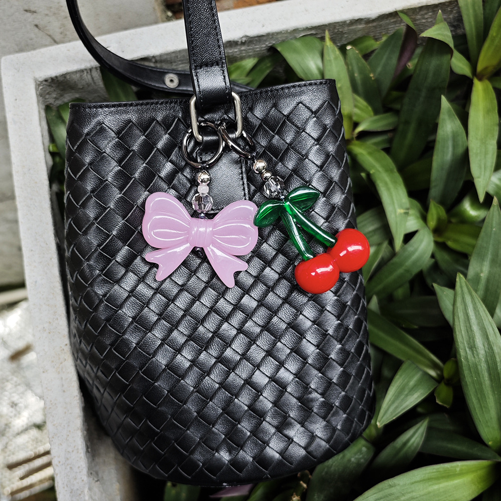 Women'S Y2K Accessories - HERLOOK Büyük Kiraz Çanta Charm Anahtarlık
