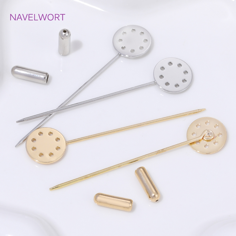 14K Altın Kaplama Uzun Broş Em - Brooch Pin Gold incelemesi ve fiyatı