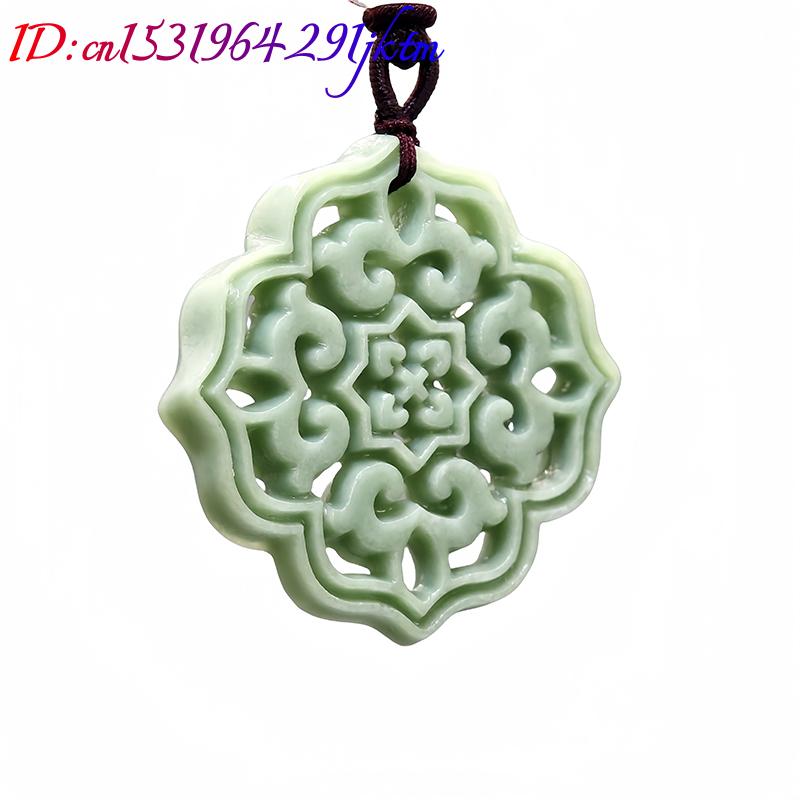 Doğal Gerçek Yeşim Çiçek Kolye - Women'S Accessories Jewelry incelemesi ve fiyatı