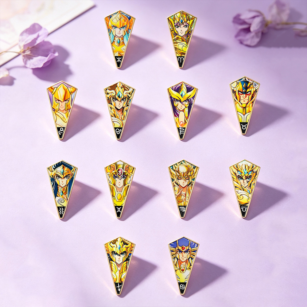 6-12 Adet Anime Saint Seiya Em - Brooch Pin Gold incelemesi ve fiyatı