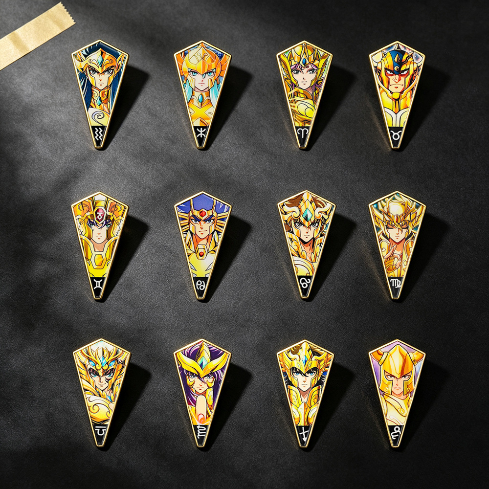 6-12 Adet Anime Saint Seiya Em - Brooch Pin Gold incelemesi ve fiyatı