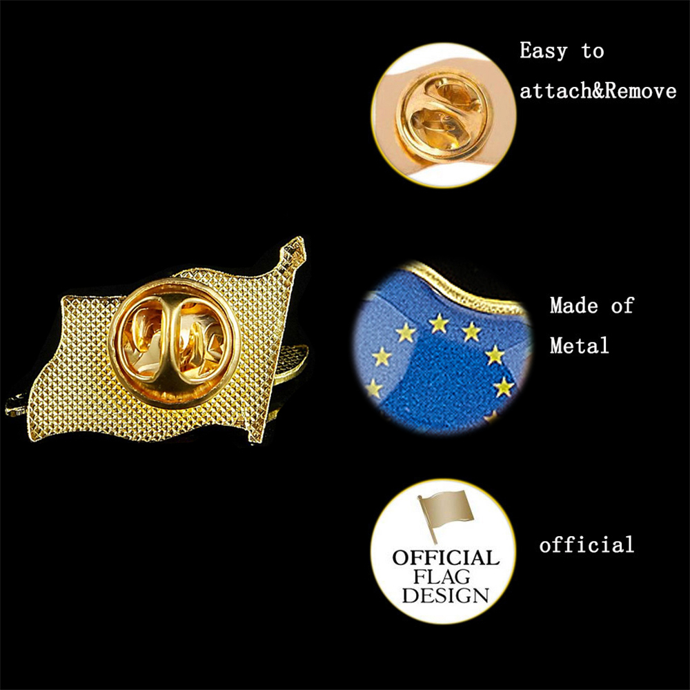 Avrupa birliği vatanseverlik r - Brooch Pin Gold incelemesi ve fiyatı