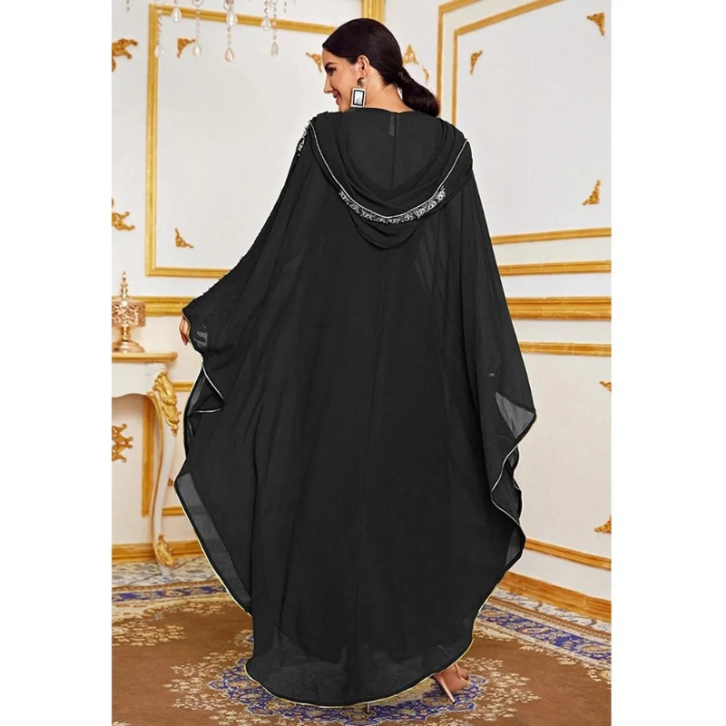 Abaya Fas Kaftan Dubai Kapşonl - Women'S African Accessories incelemesi ve fiyatı