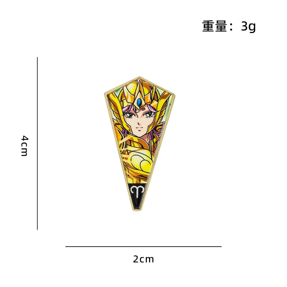 Saint Seiya Altın Saint Emaye  - Brooch Pin Gold incelemesi ve fiyatı