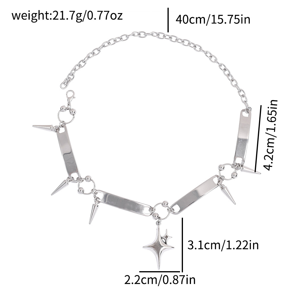 Punk Yıldızı Perçinli Gerdanlı - Women'S Y2K Accessories incelemesi ve fiyatı