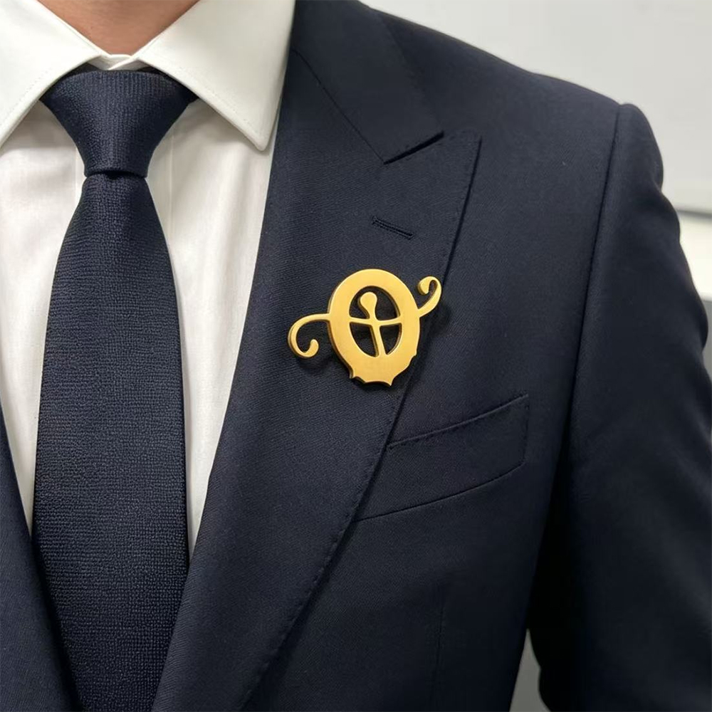 Paslanmaz Çelik Özel Logo Kafa - Brooch Pin Gold incelemesi ve fiyatı