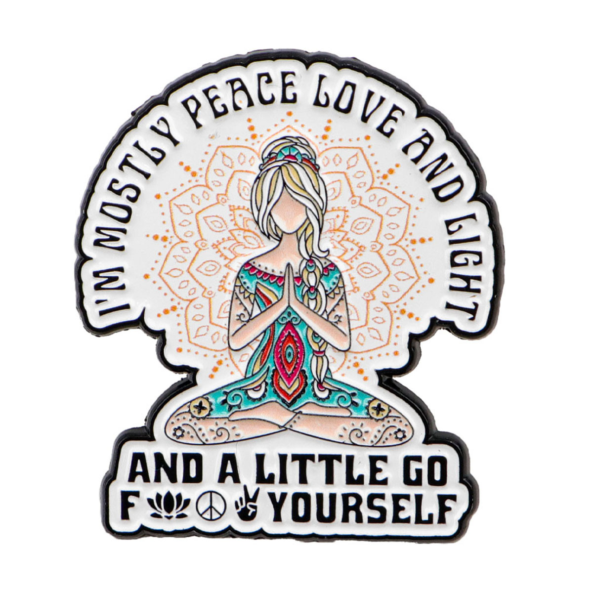 Komik Yoga Emaye Pimleri Espri - Women Accessories Quotes incelemesi ve fiyatı