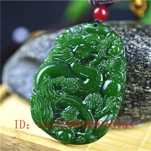 Doğal yeşil çin yeşim ejderha  - Women'S Accessories Jewelry incelemesi ve fiyatı