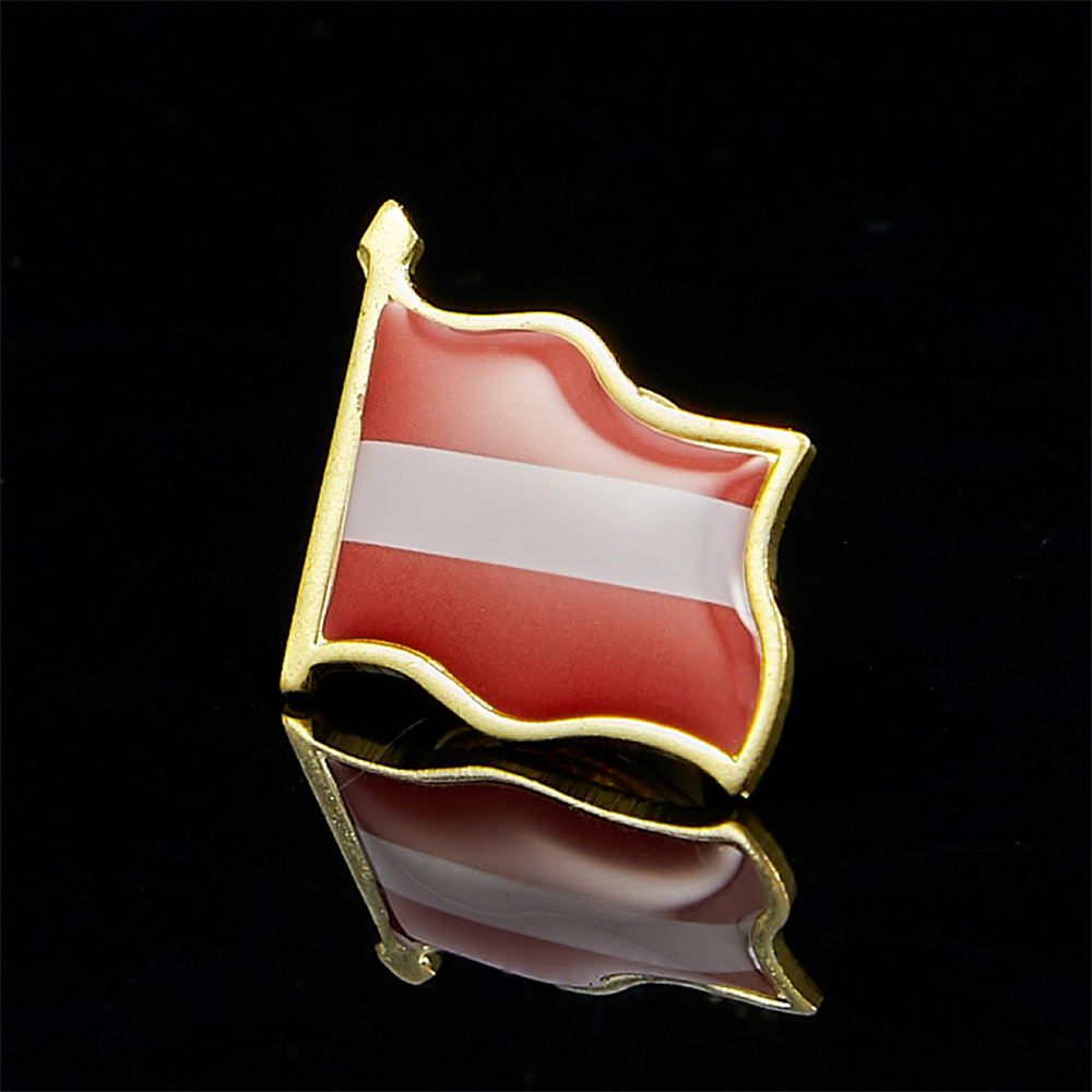 Avusturya ulusal epoksi bayrak - Brooch Pin Gold incelemesi ve fiyatı