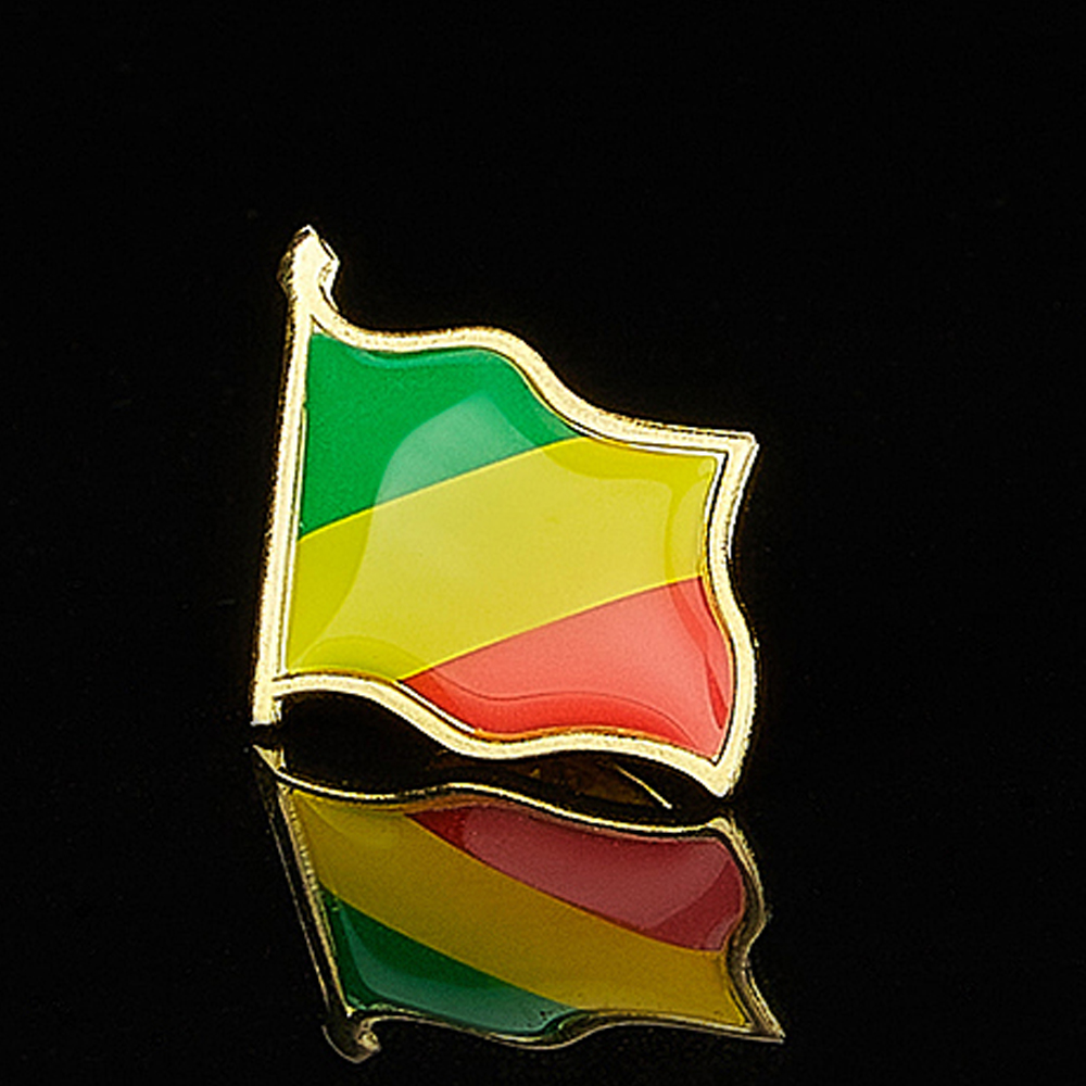 Kongo cumhuriyeti afrika ülkes - Brooch Pin Gold incelemesi ve fiyatı