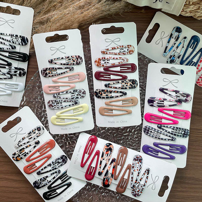 8 adet kızlar renkli leopar ba - Women Accessories Dropshipping incelemesi ve fiyatı