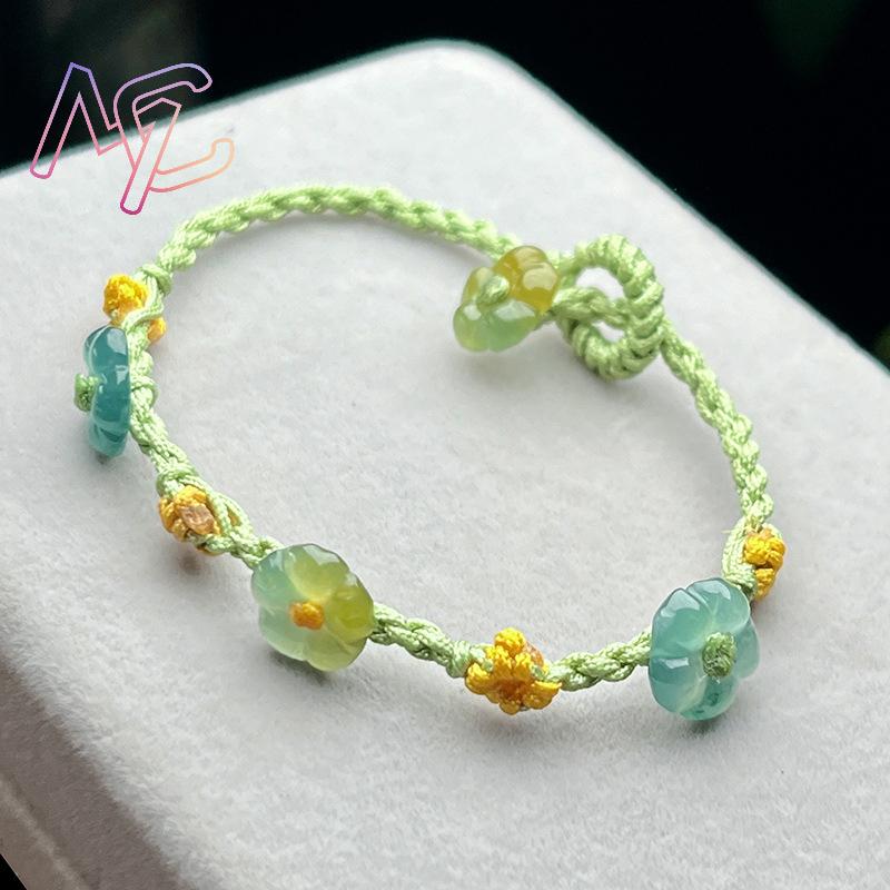 Myanmar Jadeit Çiçek Bilezik G - Women'S Accessories Jewelry incelemesi ve fiyatı