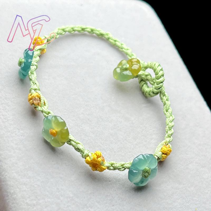 Myanmar Jadeit Çiçek Bilezik G - Women'S Accessories Jewelry incelemesi ve fiyatı