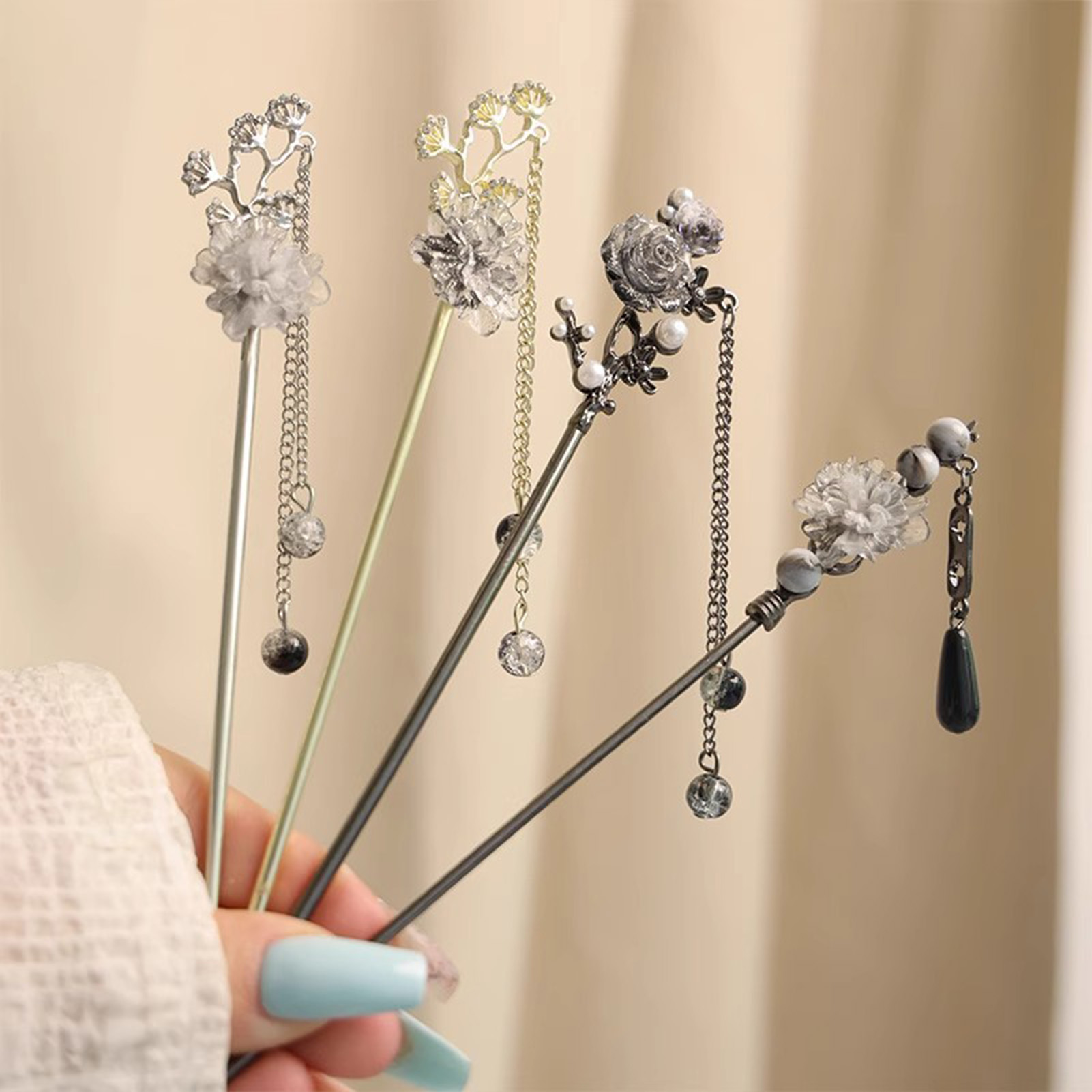 Zarif Çiçek Saç Çubukları Çata - Women Accessories On Sale incelemesi ve fiyatı