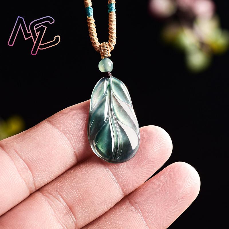 Myanmar Jadeite Yaprak Kolye K - Women'S Accessories Jewelry incelemesi ve fiyatı