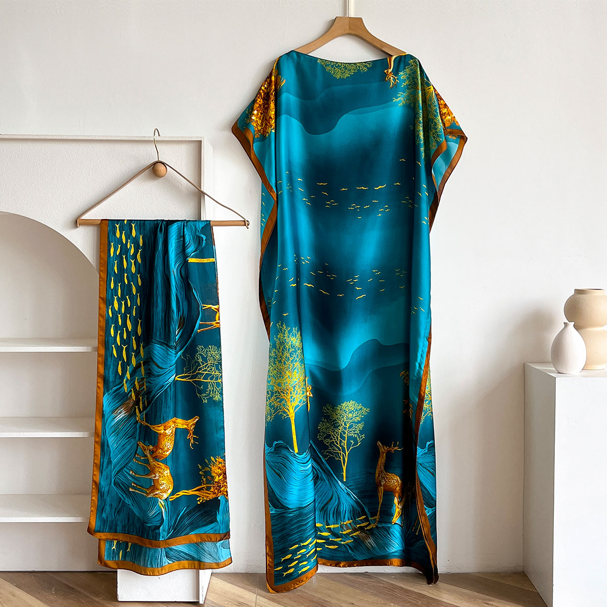 Kadın Uzun Şal Dubai Modası MU - Women'S African Accessories incelemesi ve fiyatı